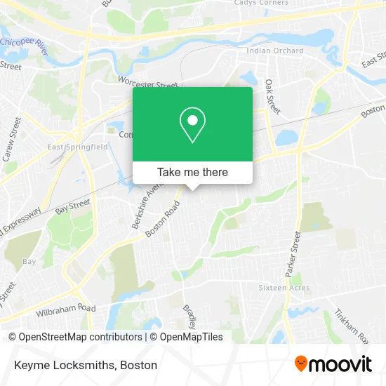 Keyme Locksmiths map