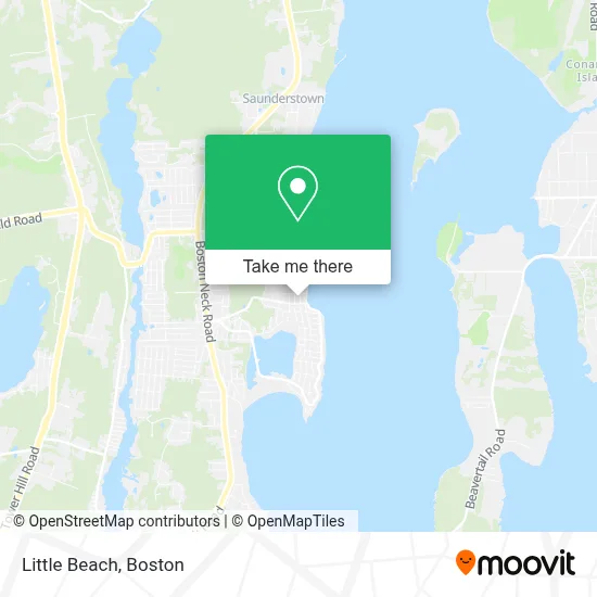 Little Beach map
