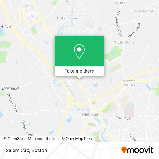Salem Cab map