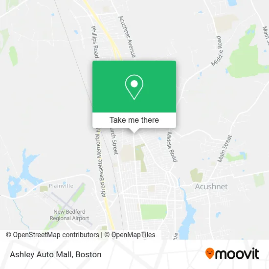 Ashley Auto Mall map