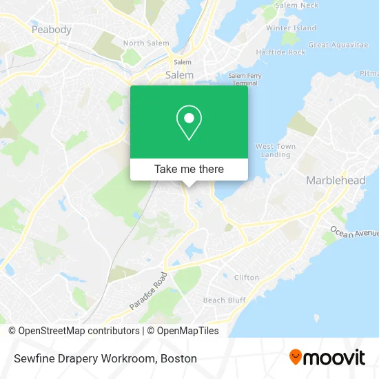 Sewfine Drapery Workroom map