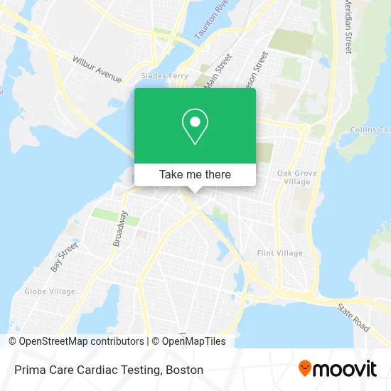 Prima Care Cardiac Testing map