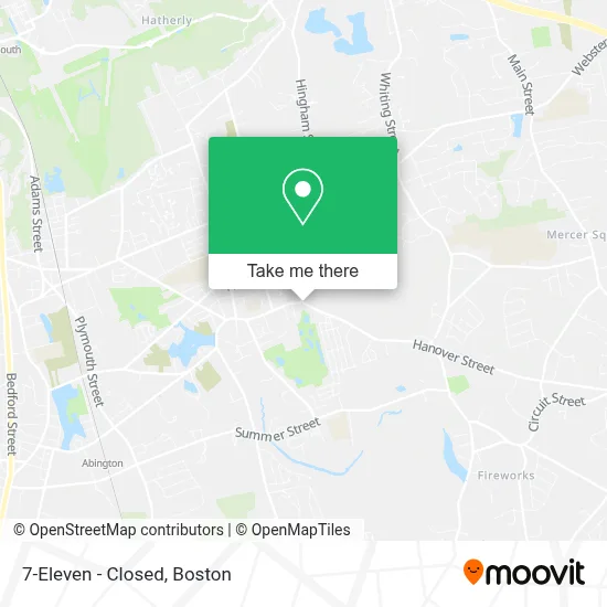 7-Eleven - Closed map
