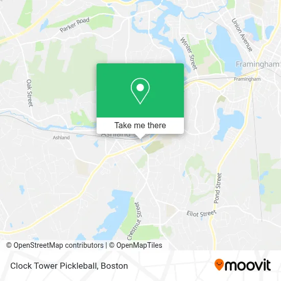 Clock Tower Pickleball map