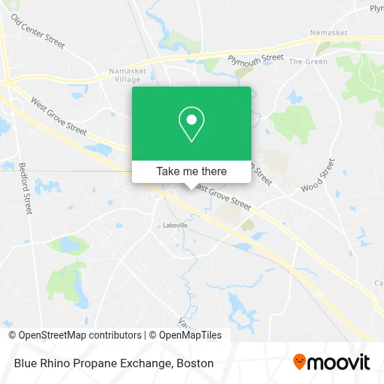 Blue Rhino Propane Exchange map