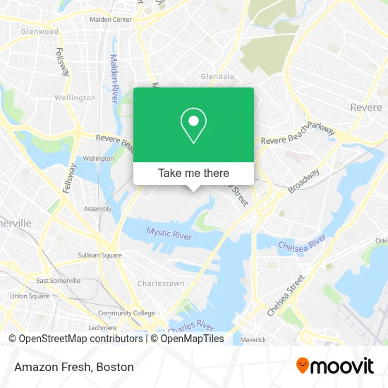 Amazon Fresh map
