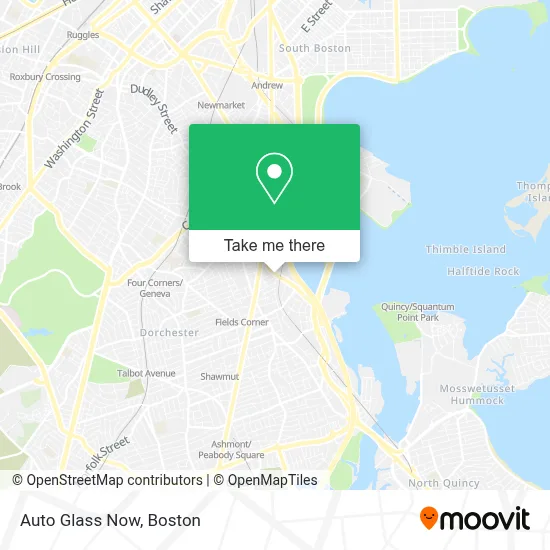 Auto Glass Now map