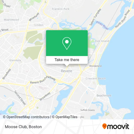 Moose Club map