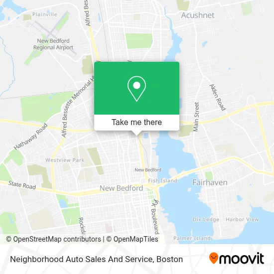 Neighborhood Auto Sales And Service map