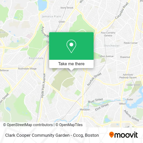 Clark Cooper Community Garden - Cccg map