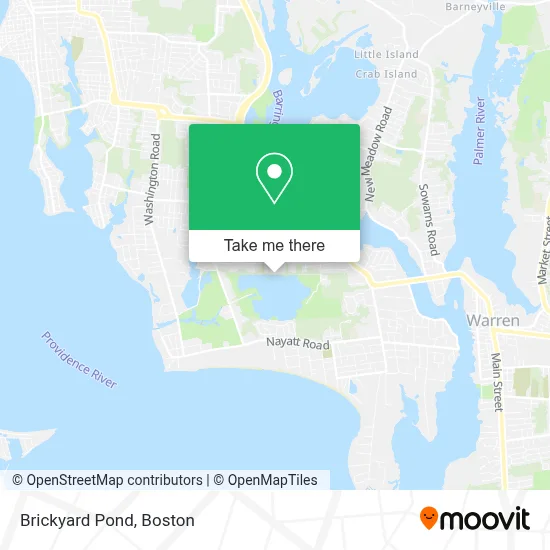 Brickyard Pond map