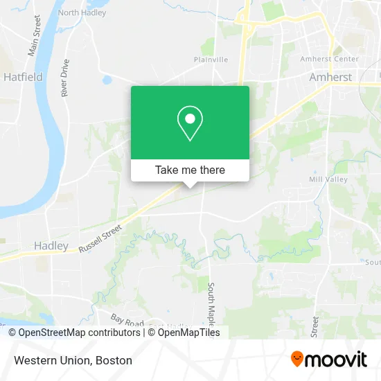 Western Union map