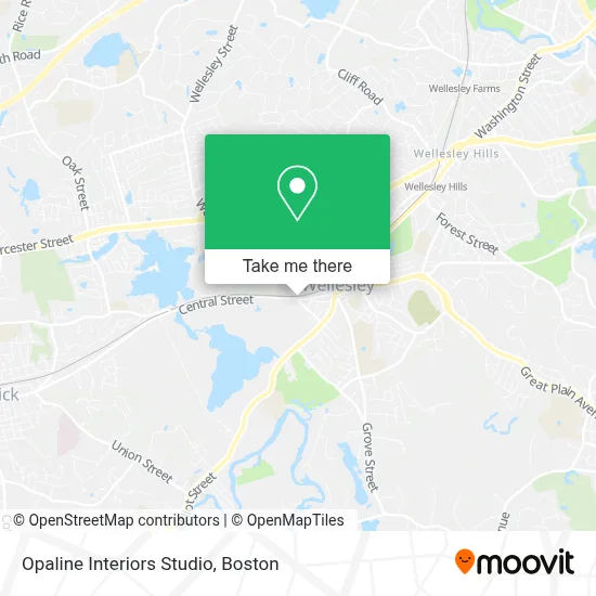 Opaline Interiors Studio map