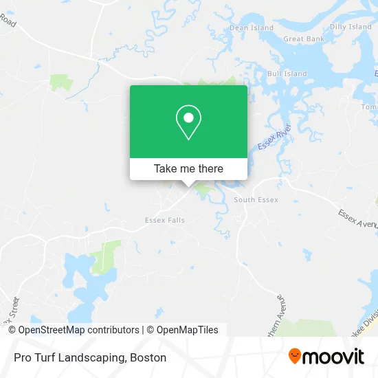 Pro Turf Landscaping map