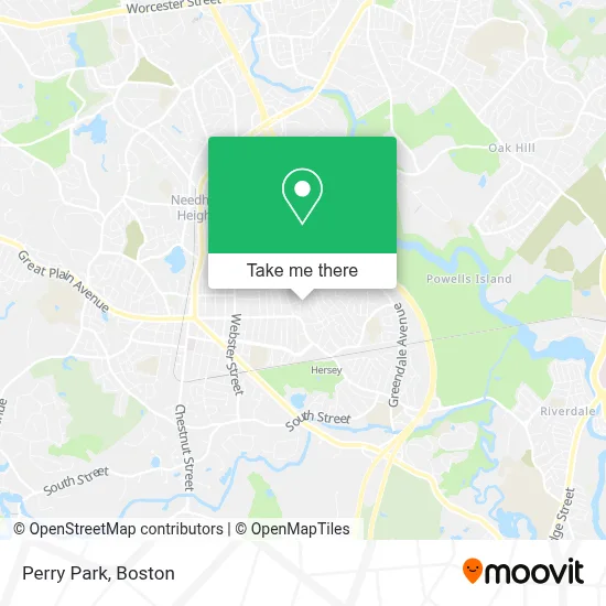 Perry Park map