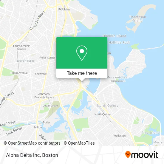 Alpha Delta Inc map