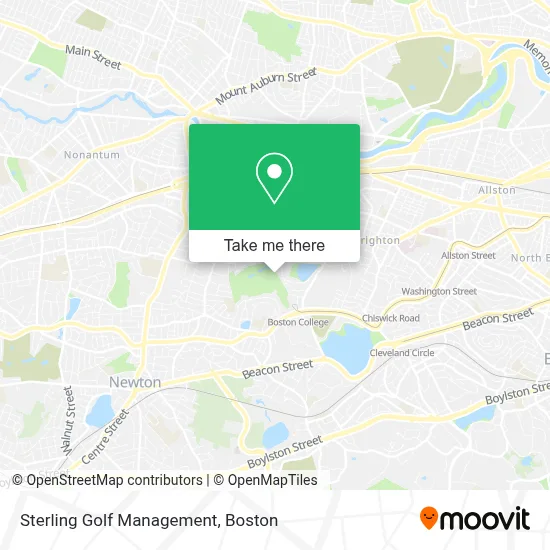 Sterling Golf Management map