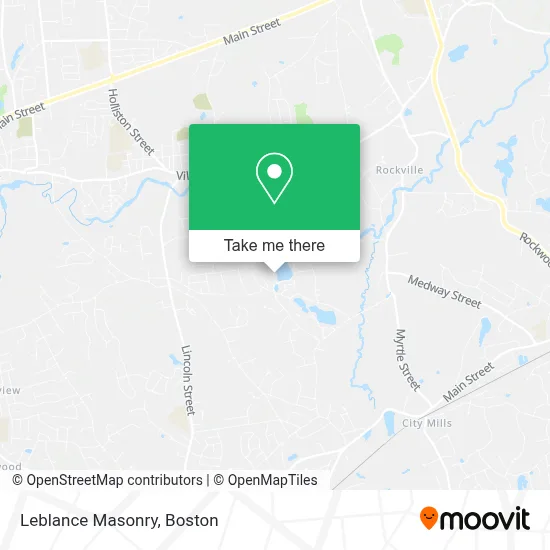 Leblance Masonry map