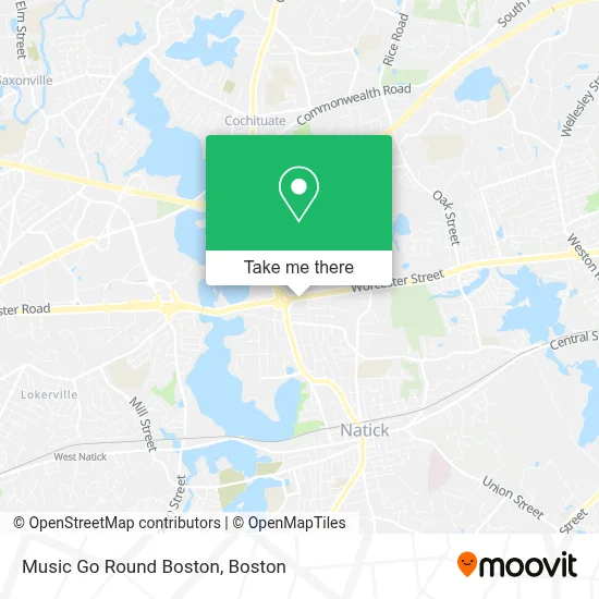Music Go Round Boston map
