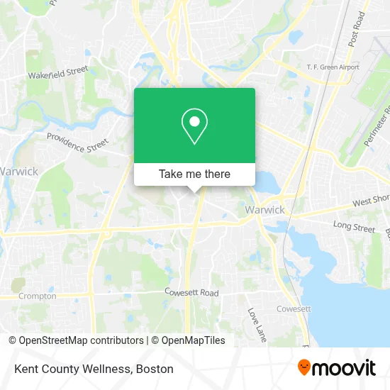 Kent County Wellness map