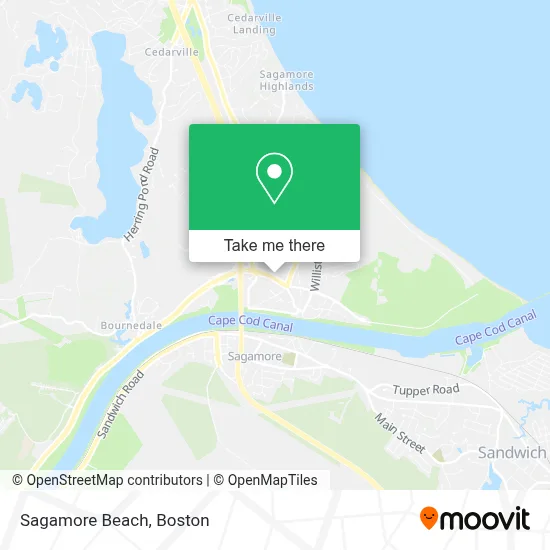Sagamore Beach map