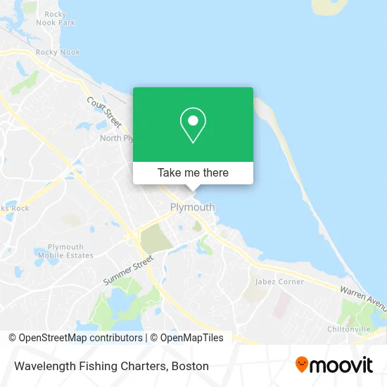Wavelength Fishing Charters map