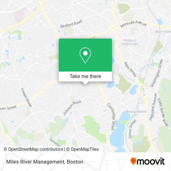 Miles River Management map