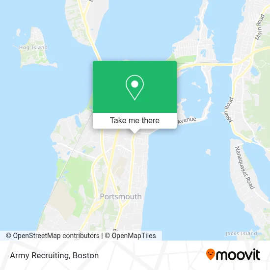 Army Recruiting map