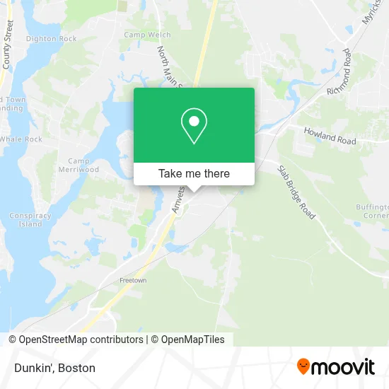 Dunkin' map