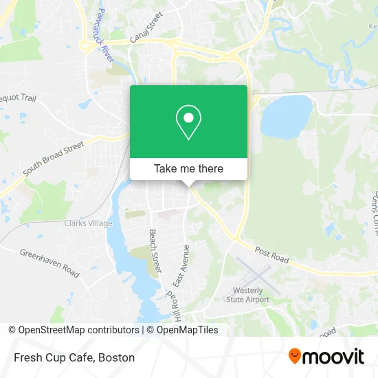 Fresh Cup Cafe map