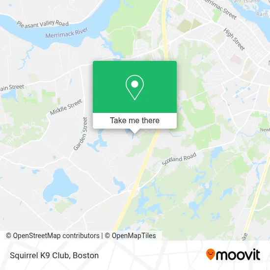 Squirrel K9 Club map