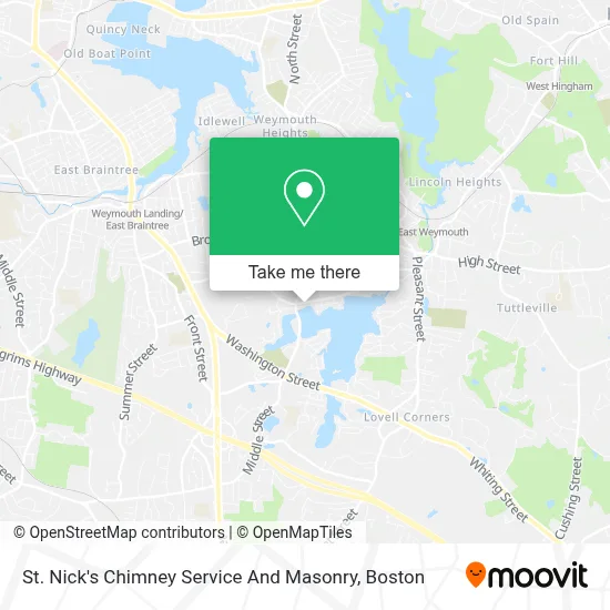 St. Nick's Chimney Service And Masonry map