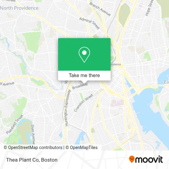 Thea Plant Co map