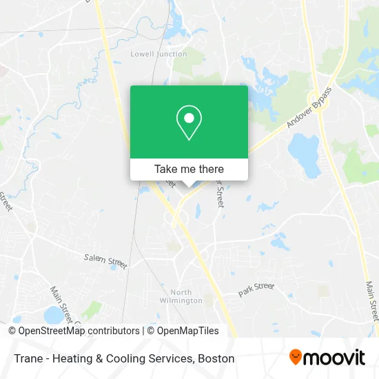 Trane - Heating & Cooling Services map