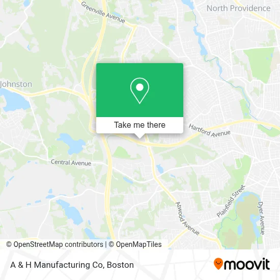 A & H Manufacturing Co map