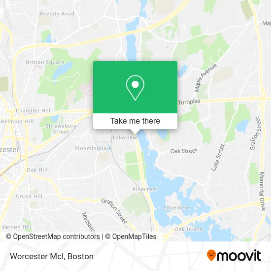Worcester Mcl map