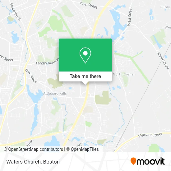 Waters Church map