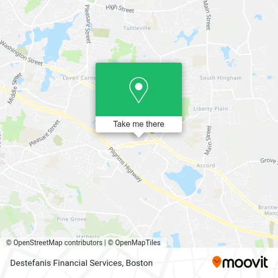 Destefanis Financial Services map