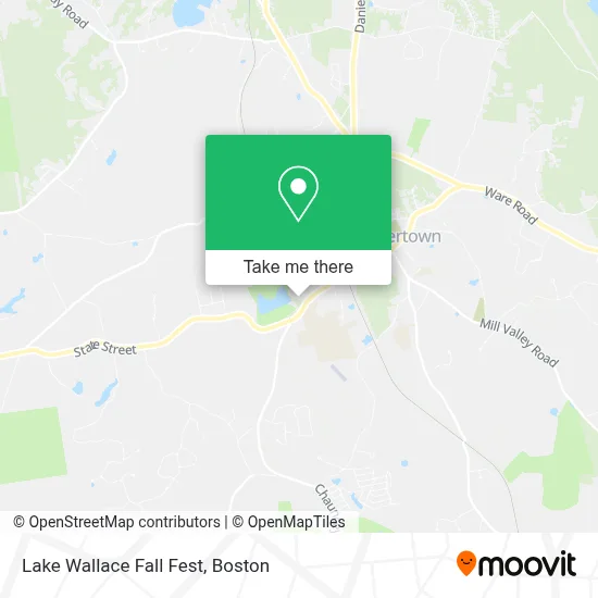 Lake Wallace Fall Fest map