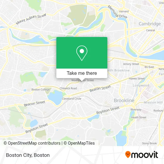 Boston City map