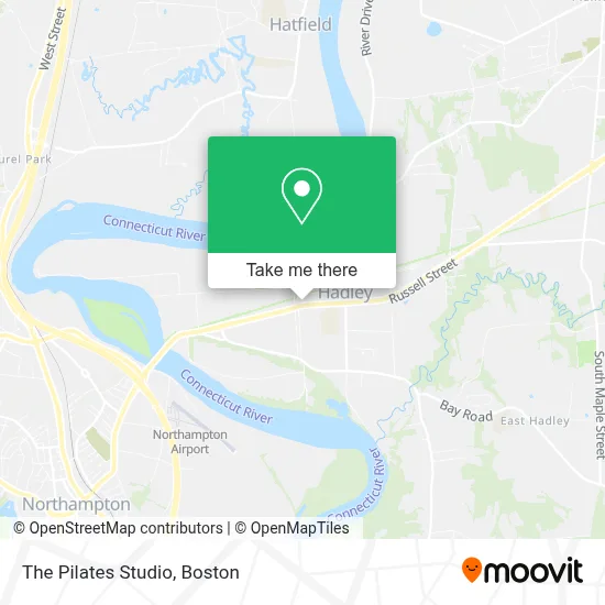 The Pilates Studio map