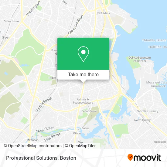 Professional Solutions map