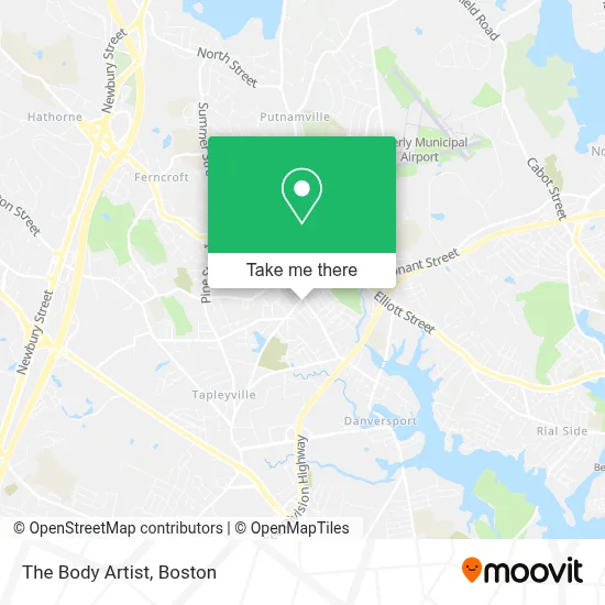 The Body Artist map