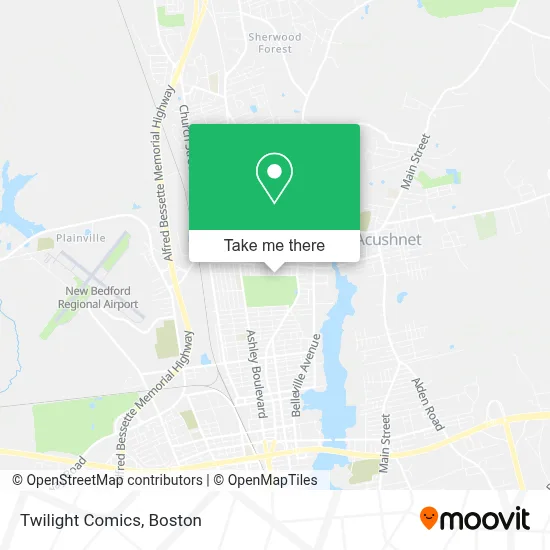 Twilight Comics map