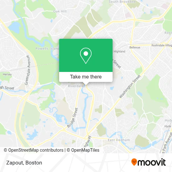 Zapout map