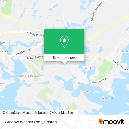 Window Washer Pros map