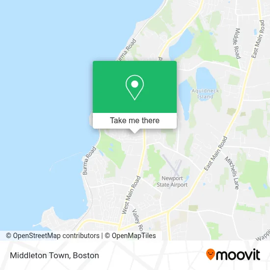 Middleton Town map