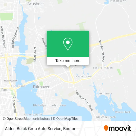 Alden Buick Gmc Auto Service map