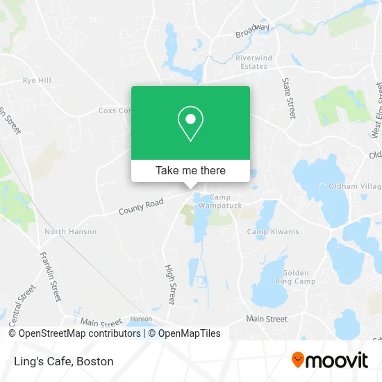 Ling's Cafe map
