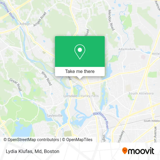 Lydia Klufas, Md map